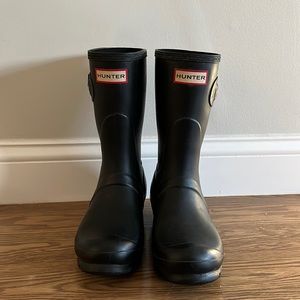 Short matte Hunter rainboots